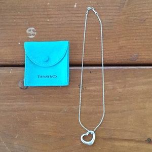 Tiffany & Co Elsa Peretti Open Heart Necklace